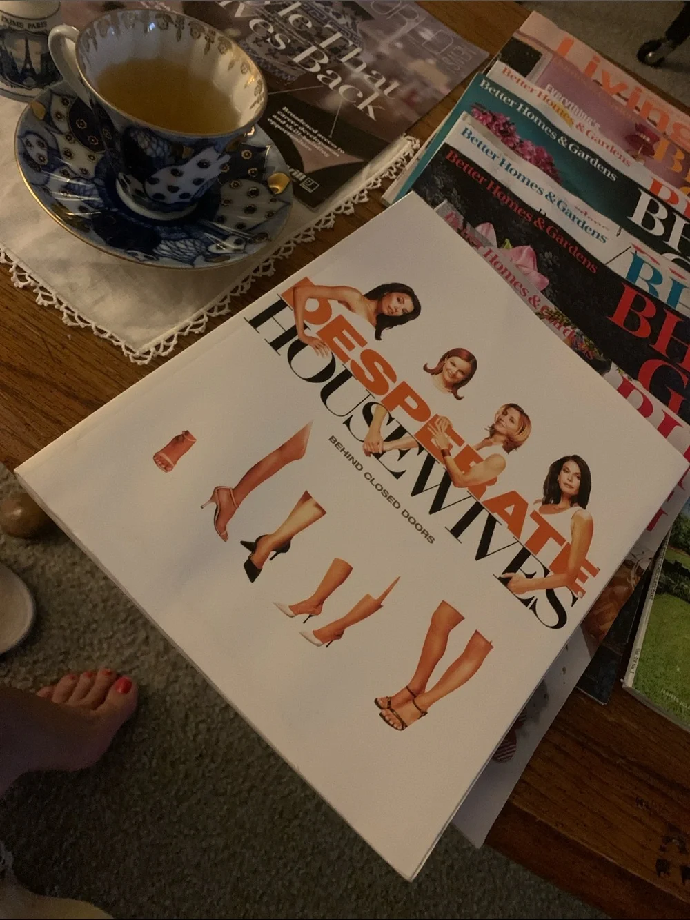 Desperate housewives book. Just a bit was wet from the bottom…